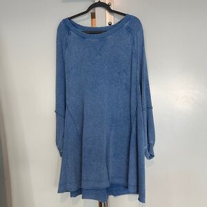 Blue Sweater Dress
